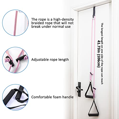 Image of Shoulder Pulley Over The Door Physical Therapy System, Exercise Pulley for Physical Therapy, Alleviate Shoulder Pain and Facilitate Recovery from Surgery