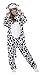 Smiffy's Men's Dalmatian Costume Includes Jumpsuit with Hood