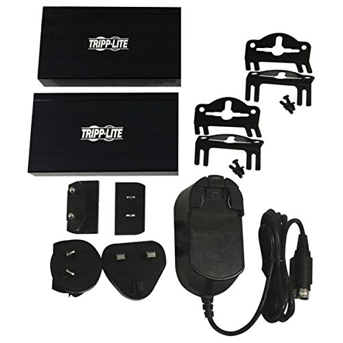 Image of Tripp Lite DisplayPort to HDMI Over Cat6 Extender Kit w KVM Support 4K@60Hz (B127A-1A1-BDBH)