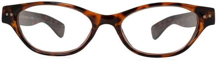 Gabriel + Simone Le-Maire Reading Glasses for Men and Women -Round Frame,Light Blocking, Scratch-Resistant Lenses with Case