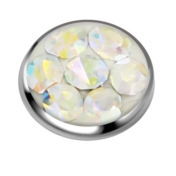Crystal Stone Surgical Steel Tops Body Jewelry