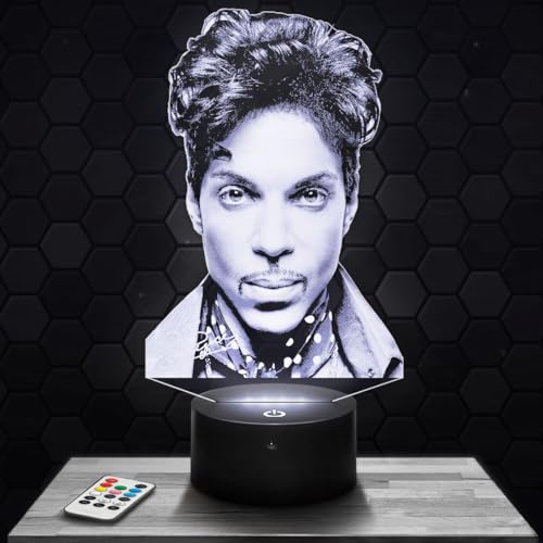 Preisvergleich Produktbild Nachttischlampe - Touch-Nachtlicht Prince 3D-LED-Lampe Illusion, Geschenkidee Weihnachten Geburtstag Junge und Mädchen Nachttischlampe Kinder- oder Erwachsenenzimmer TOP
