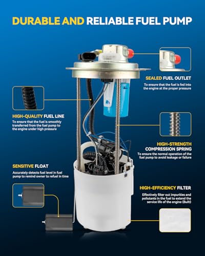 Image of PHILTOP Electric Fuel Pump Assembly FG0393 Fit for Hummer H2