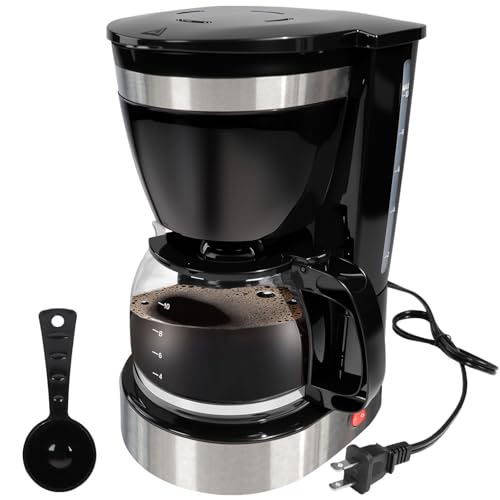 DITOSH 10 Cup Drip Coffee Maker One-Touch Anti-Drip Coffee Machine