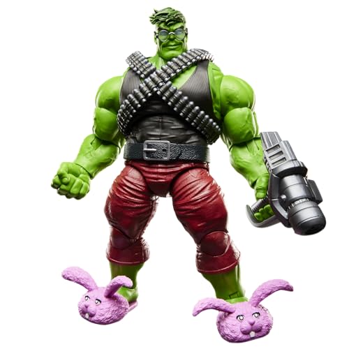 Marvel Legends Series Professor Hulk, Incredible Hulk Comics Collectible 6-Inch Scale Action Figure Set