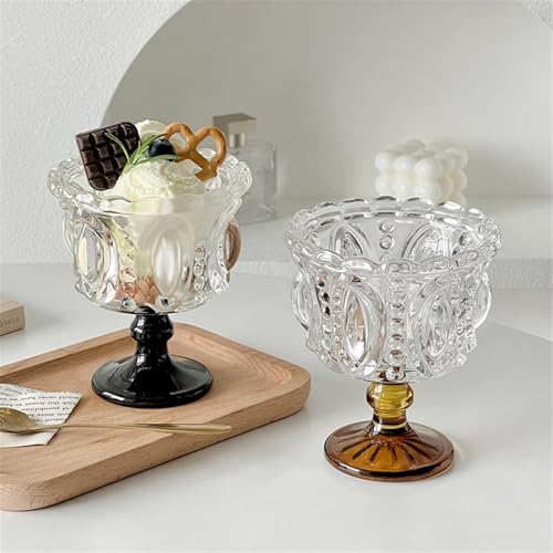 Copas de vidrio de 250 ml para servir postres elegantes sin que se derritan 6