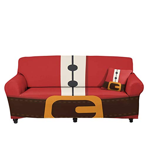 Xmas Santa Belt Sofa Cover