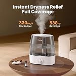 Provirtec 6.5L Stay Clean Tank Humidifier for Large Room, Top Fill Design - Image 5