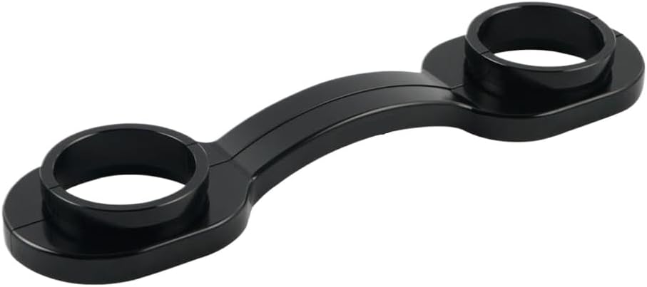 Front Fork Brace Compatible with KLR650 KLR 650 2008 2009 2010 2011 2012 2013 2014 2015 2016 2017 2018 2019 2020 2021 2022 2023 2024 Aluminum Bracket Fork Stabilizer(Black)