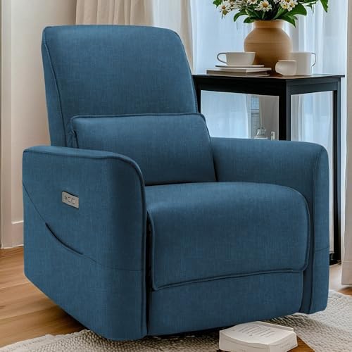 Amazon.com: Korser Nursery Glider Recliner Chair, Power Rocker Swivel ...