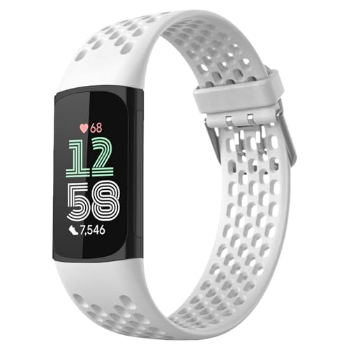 [RoSoki] oh Fitbit Charge 6 / Fitbit Charge 5 Ή VR Xgbv [v X|[coh vxg _炩 h ϊ ϋv ߉\ y E ʋC xg poh Fitb