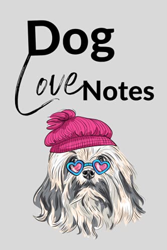 Dog Love Notebook By Dog Love Designs: Hipster Lauchen Dog 6'x 9' Notebook | Gifts to Write In for Dog Lovers