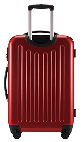 Valise rigide extensible Hauptstadtkoffer Alex 65 cm rouge 74 L avec trolley et roues doubles TSA - 2