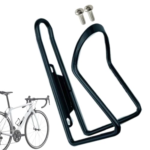 Lnhgh - Soporte para bebidas de bicicleta, soporte de botella de agua para bicicleta de montaña - Fijación de tornillos para manillar de bicicleta - Soporte de aleación de aluminio ultraligero para