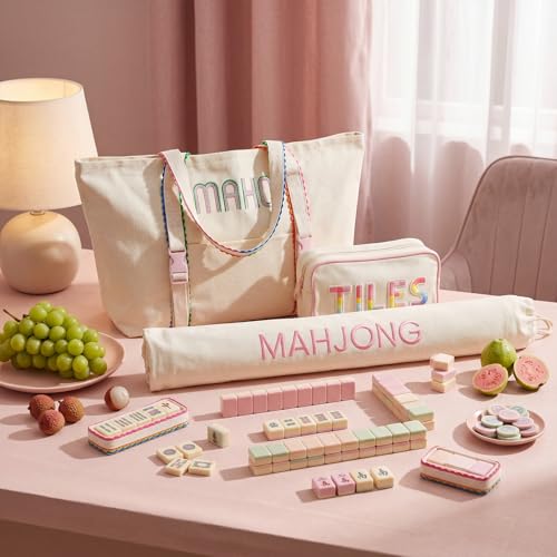 Set de 3 Bolsas para Mahjong Americano miniatura 4