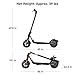 Segway Ninebot F2 Pro Electric KickScooter, Power by 450W Motor, Up to 34 Mi Range and 20MPH, Dual Brakes, Electric Scooter for Adults, UL-2272 Certified
