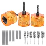 Kupferrohrreiniger Set, 1/2", 3/4", 1" Kupferrohr Reinigungsbürste, Orange