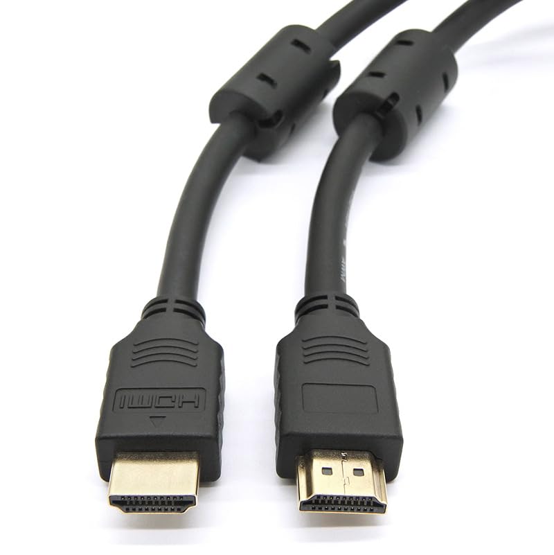 Cable HDMI macho a macho de 3 metros con doble núcleo de ferrita para TV 2