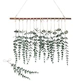 Whonline Artificial Eucalyptus Wall Hanging, Artificial Plants Wall Decor, Fake Greenery Vines with...