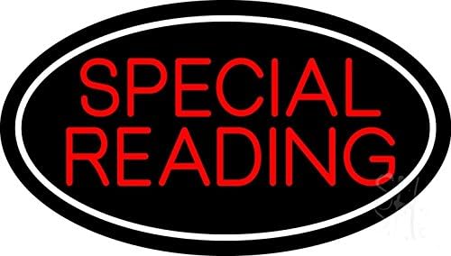 N105-11163 Red Special Reading White Border Neon Sign44; 17 x 3 x 30 in.