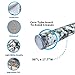 Teemall Light White Granite Look Marble Film Vinyl Self Adhesive Kitchen Countertop Peel Stick Wallpaper Decal 17.7''x98'' (Terrazzo)