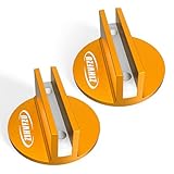 2Pack Universal Magnetic Frame Rail Protector,Aluminum Grooved Pinch Weld Adapter and Frame Rail Protector, Car Adapter with 0.4" Slotted Groove