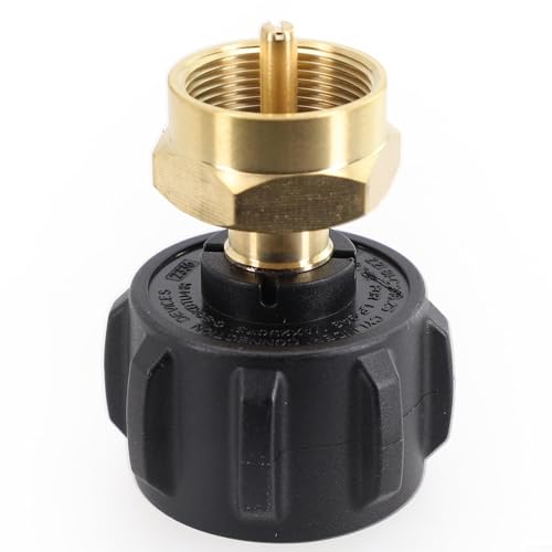 Regulator Valve Propane Refill Adapter 1 Lb Brass Cylinder Tank Coupler Outdoor Camping Cooking Supplies Grill Accessory