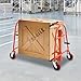 Undercat Manual Furniture Move Tool, Set of 2 Equipment Mover Crate Mover, Heavy Duty Moving Dolly, 1300lbs Load Capacity Machinery Mover, Orange