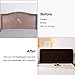 WOMACO Stretch Bed Headboard Slipcover 180 GSM Thick Fabric Solid Color Dustproof Bed Head Protector Cover for Bedroom Décor (Dark Coffee, 59-67