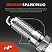 A-Premium Set of 4 Ignition Coil Pack and Iridium Spark Plugs Compatible with Ford Escape, Fusion, C-Max, Transit Connect, SSV Plug-In Hybrid, Police Responder Hybrid & Lincoln MKZ & Mercury Mariner