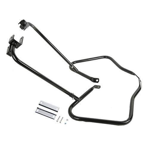 Alforja para motos SLMOTO Big Buffalo de acero negro miniatura 4