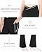 JOCMIC Girls Flare Leggings Kids Bell Bottom High Waisted Dance Yoga Flared Pants Black 11-12 Years