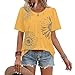 Women Casual Loose Fit Lightweight Blouse 0 Neck Print Shirts Tops 2026 Fashion Short Sleeve Pullover T Shirts