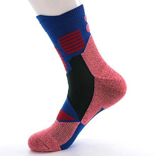 Chaussettes de compression running rose rouge lot de 3 paires pour le sport
