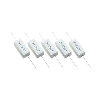 10PCS 5W Ceramic Cement Resistor 5%,2.2K