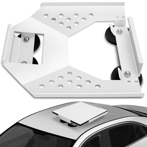 for Starlink Mini Car Roof Mount Magnetic Car Mount Kit Starlink Mini Accessories Bracket Flat Rv Trailer Roof Rack Quick Mobility, Suction Cup Vehicle Magnetic