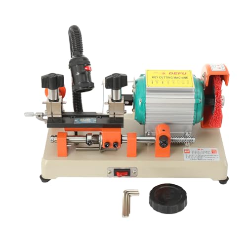 CDZHLTG Máquina Copiadora de Llaves 220V, Fresadora de Llaves Compacta con Motor 120W, Material Metal Resistente,Duplicadora de Llaves Profesional para Coches、Puertas、Cajas Fuertes CDZHLTG Máquina Copiadora de Llaves 220V, Fresadora de Llaves Compacta con Motor 120W, Material Metal Resistente,Duplicadora de Llaves Profesional para Coches、Puertas、Cajas Fuertes