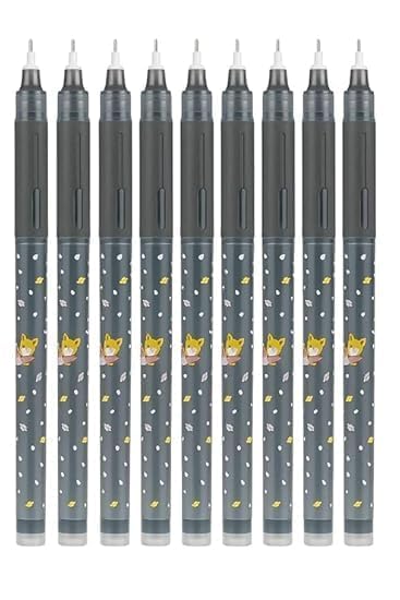 Image of MSGH Figo Moow Liquid Roller Pen (BLACK PEN(PACK OF 10))