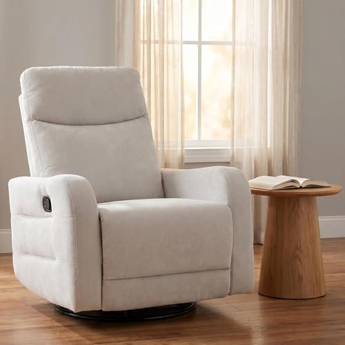 MAKOSAR 360° Swivel Glider Recliner Chair