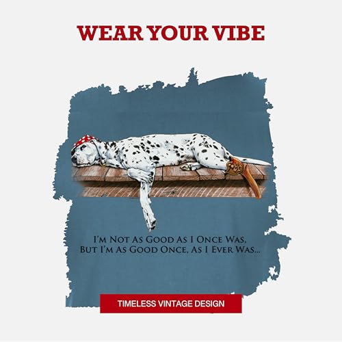 SEA DOG Vintage Graphic T-Shirt Garment Dyed 100% Ringspun Cotton, Relaxed Fit, Printed in USA, Dog Days3