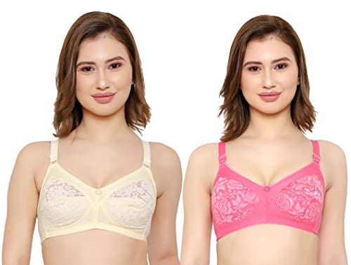 Image of Women Net Non-Padded Wire Free Regular Bra