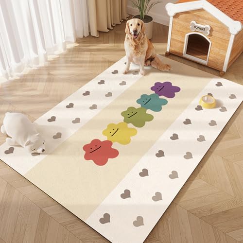 ペット専用マット カーペット フェンスマット おしっこマット ズレないマット 下敷きマット 撥水マット 拭ける 丸ごと洗える 滑り止め 水洗い不要 大判 ドッグ 萌え萌え レザー 家庭用 犬小屋 居間