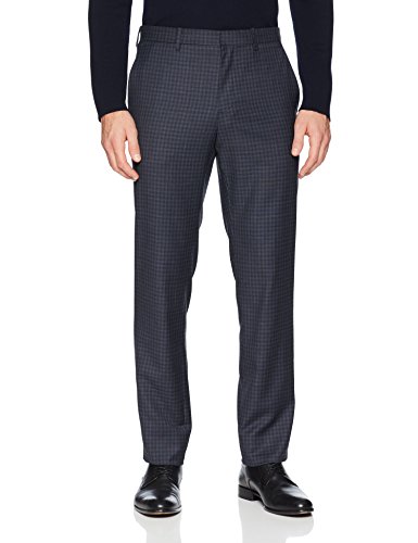 Theory Men's Mayer Sartorial Suit Pant, Eclipse Check, 28