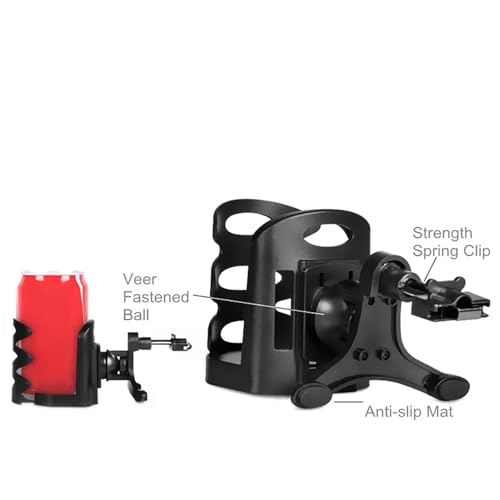 Portavasos para aire acondicionado de auto clip-on miniatura 3