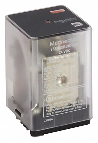 Relay, Side Flange, 1.4VA, DPDT, 24VDC