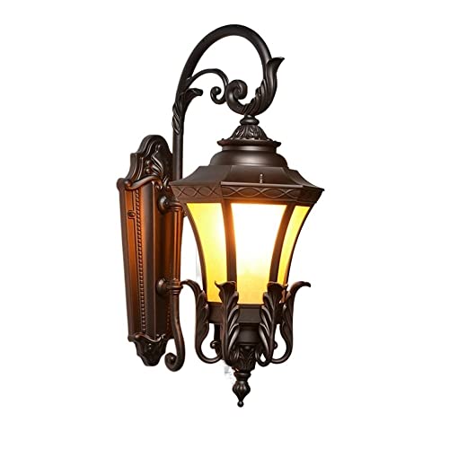 Luminaire de mur en verre étanche applique haut de gamme pour cour