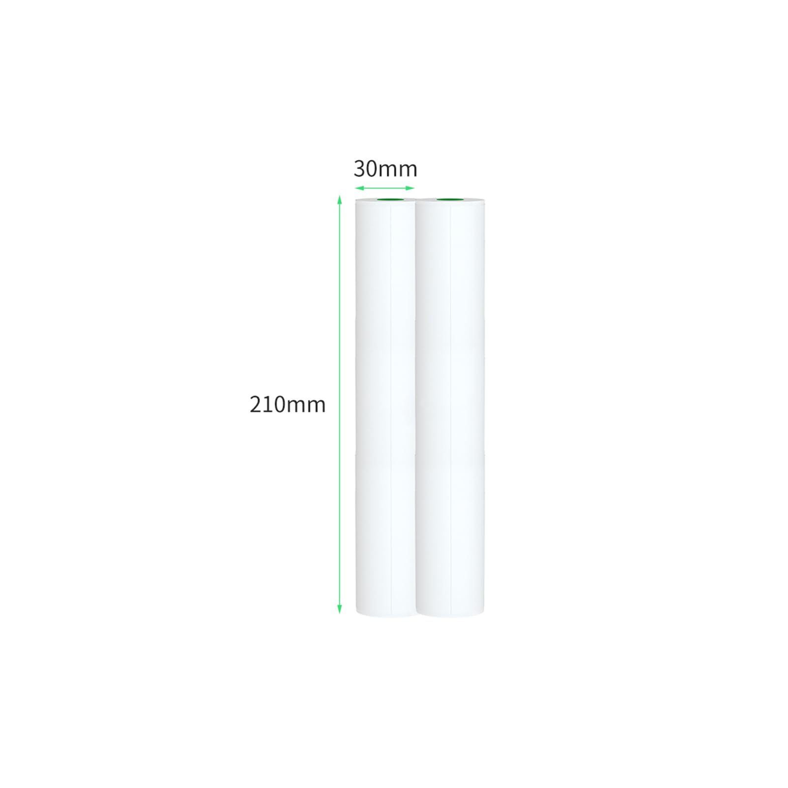 Bisofice Lot de 10 rouleaux de papier thermique A4 pour imprimante thermique A4, sans BPA, pour photos, notes et documents, environ 22 feuilles/rouleau