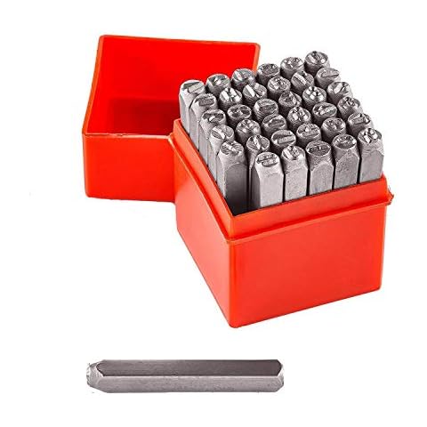 Vector Number & Capital Letter Punch Set 36 Pc (6mm 1/4"): 09098 Cover