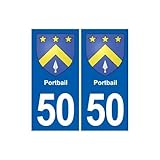 portbail 50 Portbail blason autocollant p