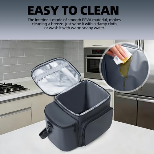 Carrying Case for Ninja Crispi Air Fryer 4QT & 6-Cup Containers, Bag Only by PYJH - Used condition - Image 6